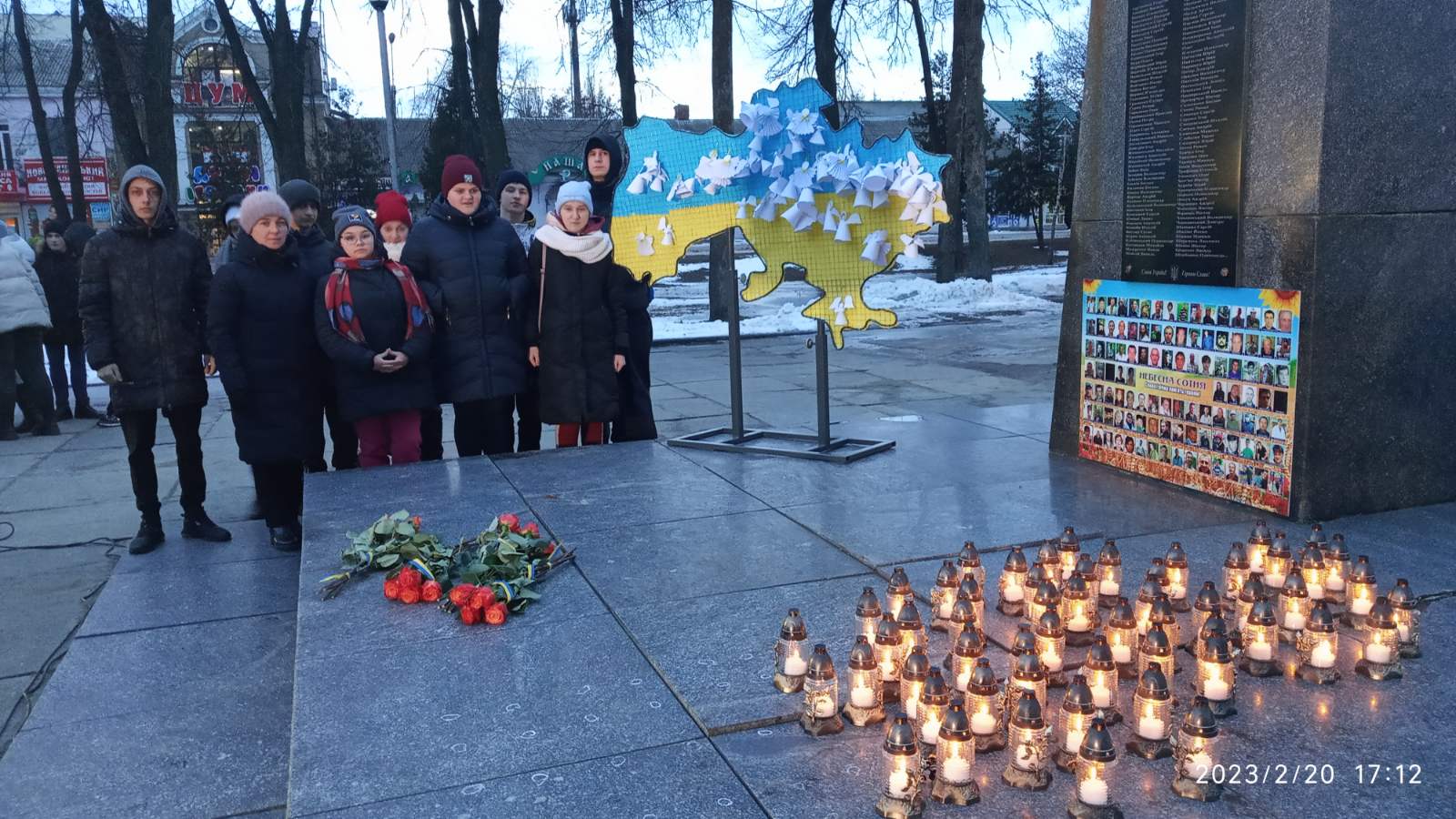 Розміщено янголів – символів пам’яті про незламність українців