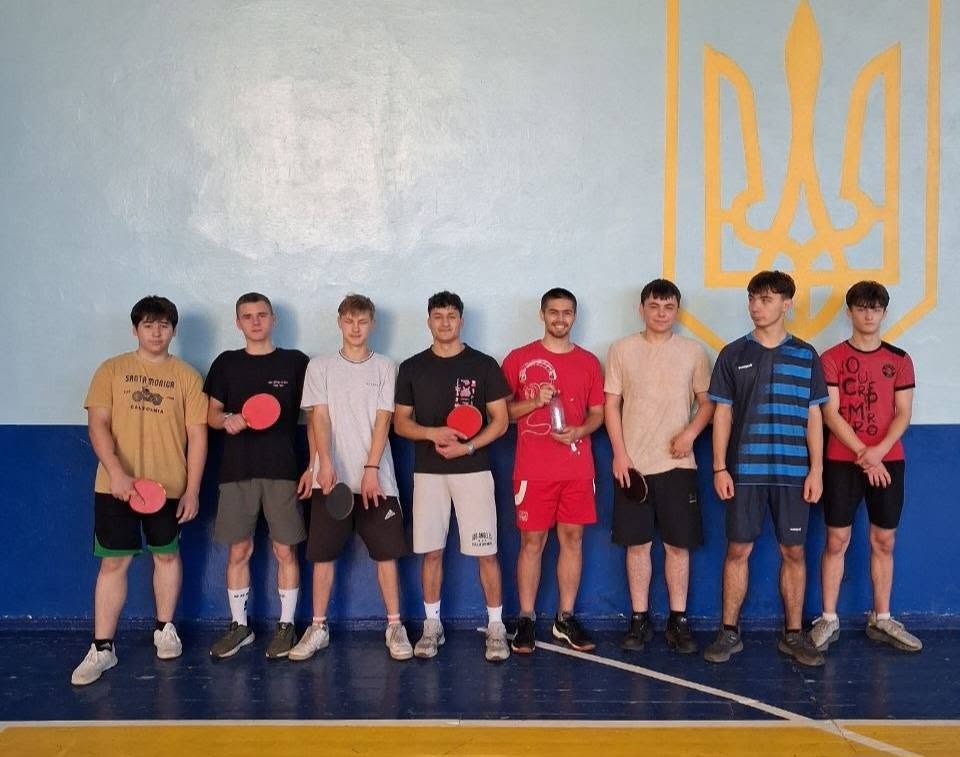 Енергія настільного тенісу: визначено переможців першості Конотопського ВПУ